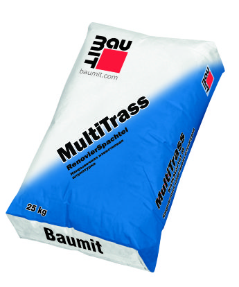 Baumit MultiTrass (ремонтная шпаклевка) 25 кг