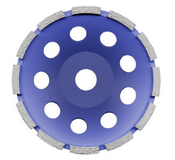 Алмазный шлифовальный круг  (125x22,2x16 Turbo    бетон 100)  сухая  Premium