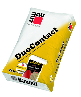 Baumit DuoContact (Универсальный клеевой и базовый штукатурный состав) мешок 25 кг