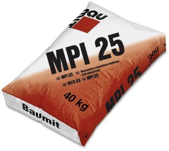 Baumit MPI 25 (сухая штукатурная смесь) мешок 40 кг