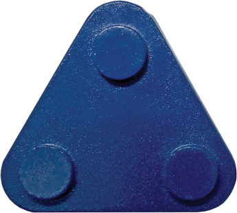 Треугольник шлифовальный  (СО - D20 х 6+2 х 3 (1600/1250) #12    бетон №000 )  мокрая   Premium
