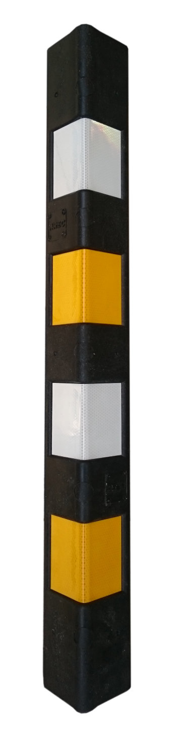 Демпфер стеновой ДС1000П с прямоугольным отражателем желтый, белый