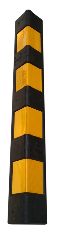 Демпфер стеновой ДС1000С с отражателем "стрелка" желтый, белый