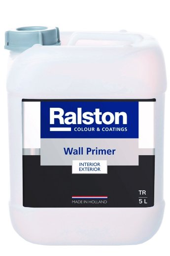 Ralston Wall Primer /Вал Праймер 5.0 л (грунт под окраску, паропроницаемый, для внешних и внутренних работ)